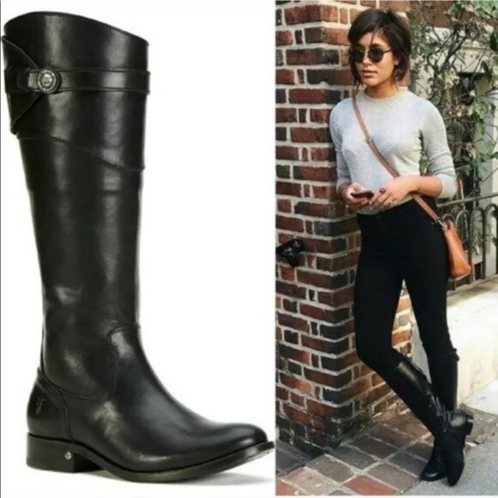NWOB Frye Molly Size 8 Ridding Boots Black